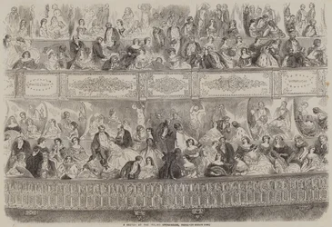A Sketch at the Italian Opera-House, Paris